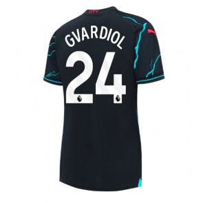 Manchester City Josko Gvardiol #24 Replika Tredjetrøje Dame 2023-24 Kortærmet